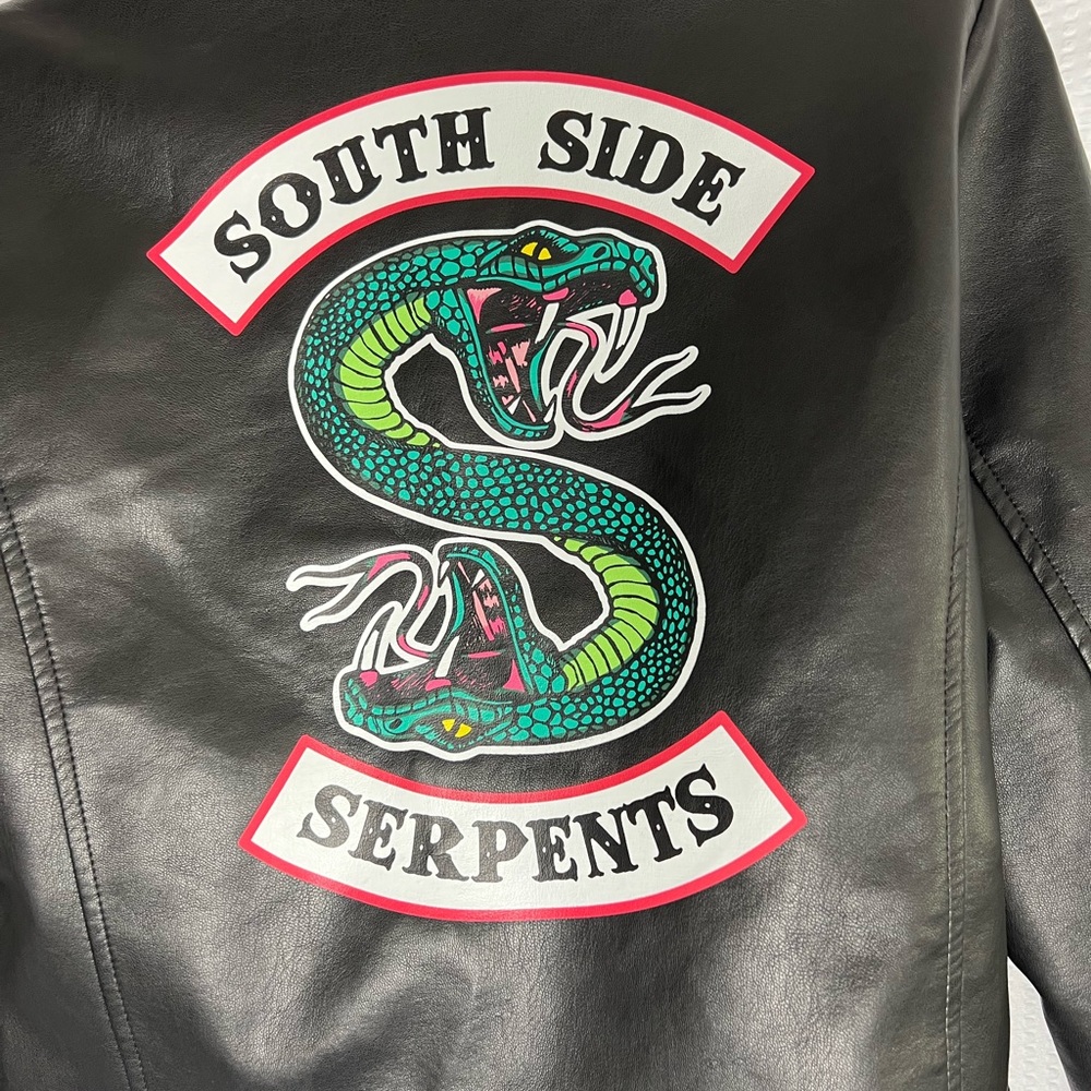 NWOT Riverdale Faux Leather South Side Jacket - Picture 6 of 9